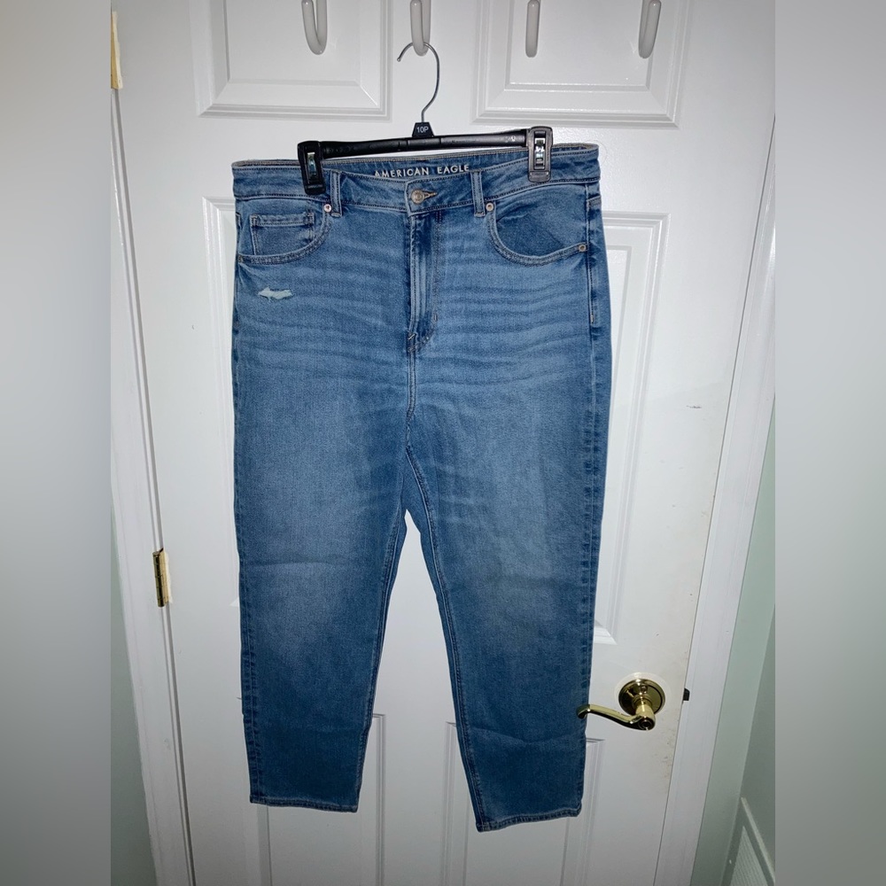 American Eagle Medium Blue Mom Jean